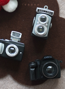 相机图钉/带音效会闪光/创意图钉毛毡板照片墙搭配装饰高级感图钉