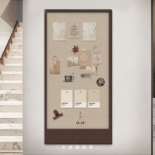 3D立体毛毡板照片墙办公室墙面遮丑装 饰相片展示板软木毛毡相片墙