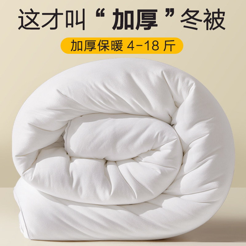 南极人被子冬被加厚保暖棉被10化纤被