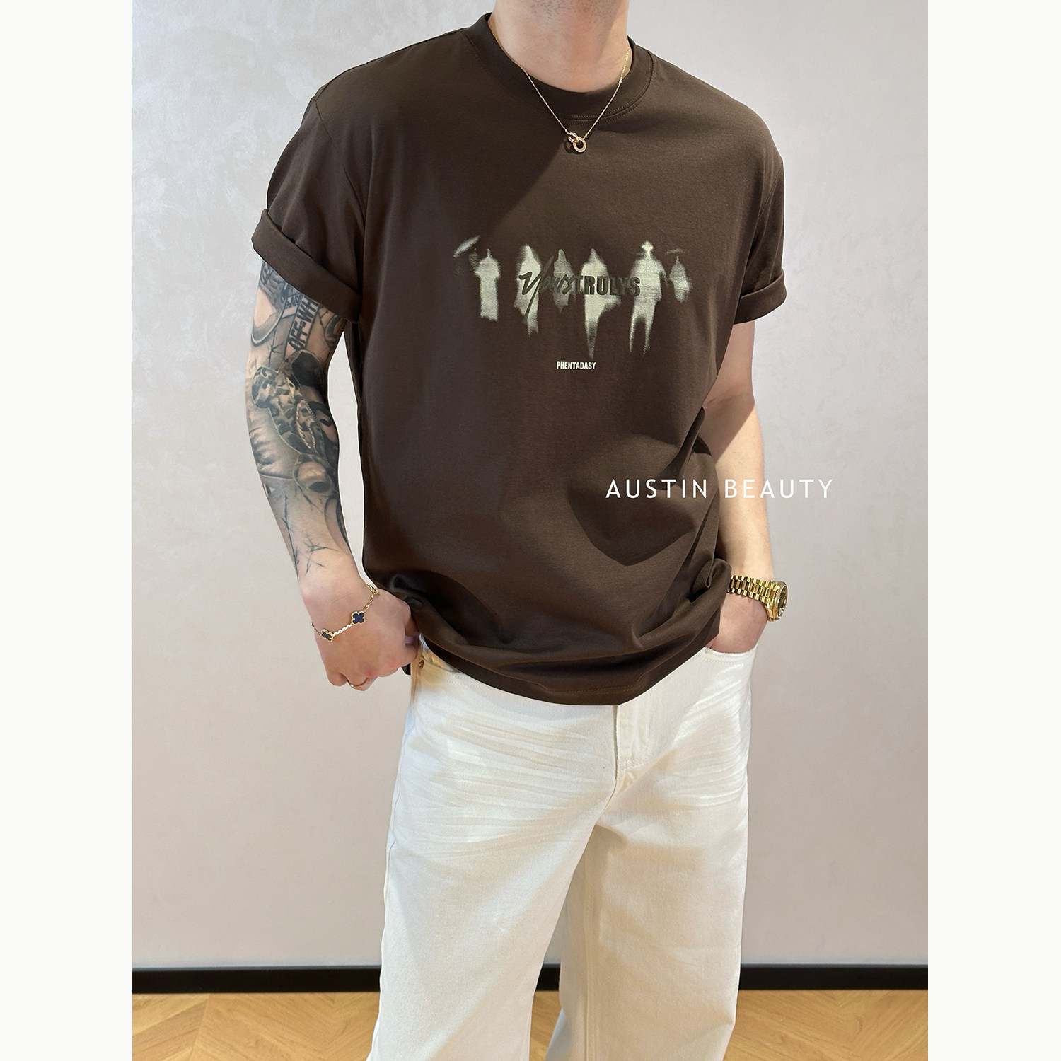 AUSTINBEAUTY【雾人T恤
