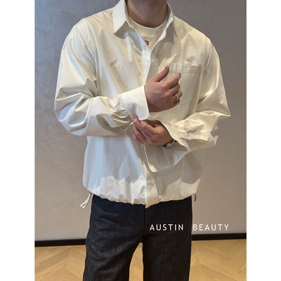 AUSTINBEAUTY【极简美学】110支全棉府绸纯色衬衫
