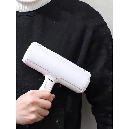 Pet Hair Roller Remover Lint Brush 2-Way Dog Cat Comb Tool C