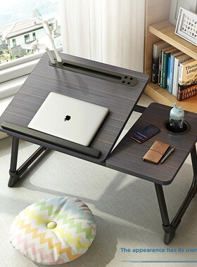 Foldable bed table Study desk laptop table Bay window table