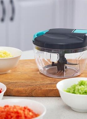 Manual Food Chopper Food Processor Vegetable Fruits Meat Cut