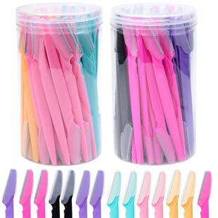 10/30/40Pcs Eyebrow Razor Facial Razor for Women Multipurpos