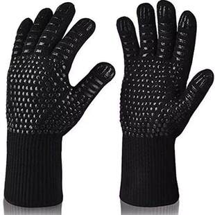 BBQ grill Oven heat Mitts Baking Resistant Cooking Gloves