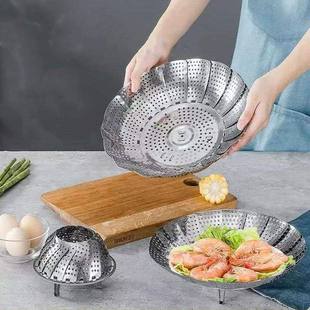 21/26/28cm Stainless Steel Food Steamer Bowl Vegetable Fruit
