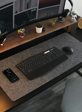 Large Size Wool Felt Mouse Pad Office Computer Desk Protecto