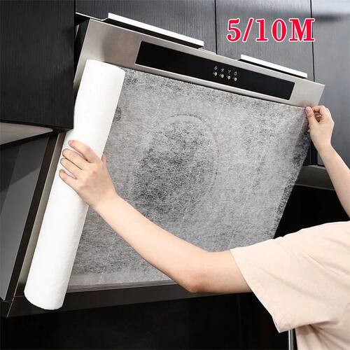 5/10M Disposable Hood Oil Filter Paper Non-woven Cooker Hood