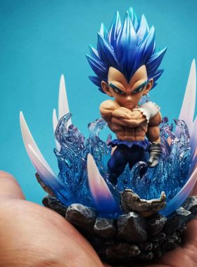 Anime Figure Dragon Ball Goku Super Saiyan Vegeta Q Version