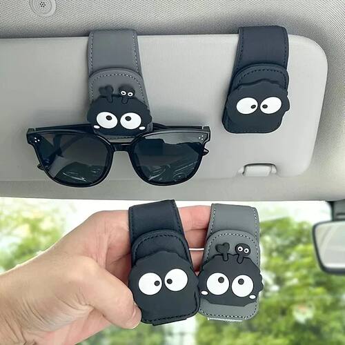 Car Glasses Clip Car Visor Storage Rack Multifunctional Crea