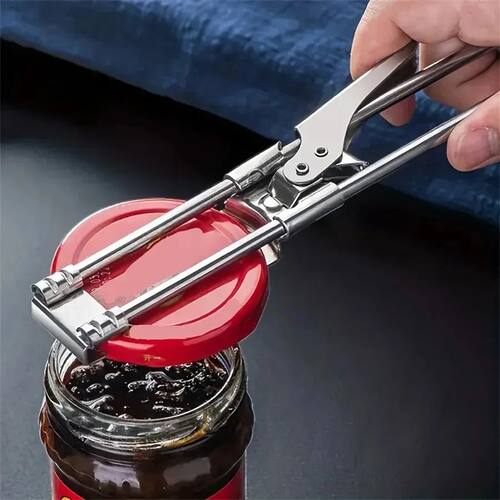 Adjustable Multi-Function Bottle Opener Stainless Steel Lids