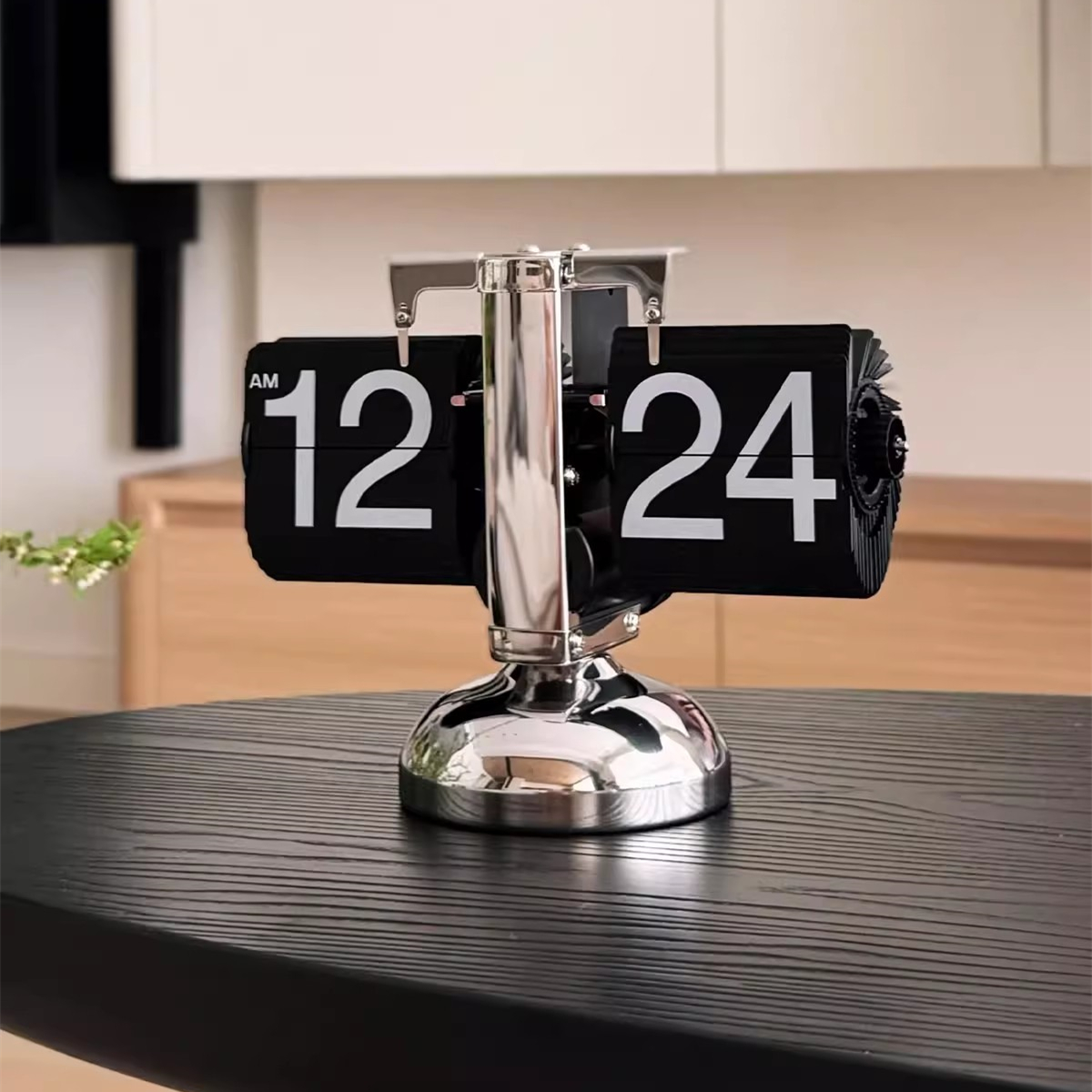 现代简约客厅桌面机械时钟装饰品