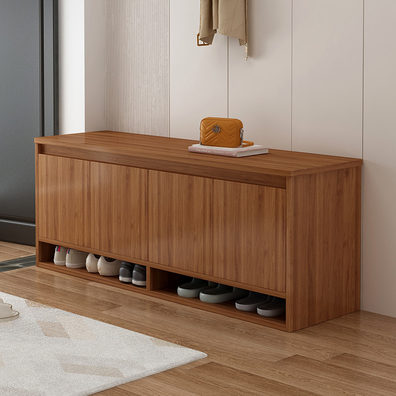简约现代入户家用换鞋凳可坐鞋柜收纳柜一体式轻奢高级感实木鞋柜,住宅家具,换鞋凳,淘宝优惠券,粉丝福利购,淘宝优惠卷