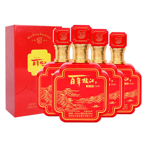 枝江酒42度百年枝江红坊500ml*2