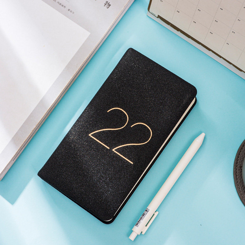 得力佳小号48K子程本便携随身20的2年日程u本口袋365天每日一页带