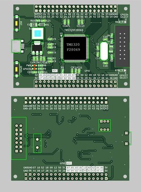 TMS320F28069开发板DSP28335核心板C2000最小系统TI新品F2812评估
