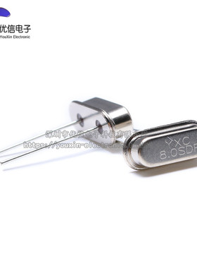 原装正品 直插无源晶振/HC-49US 8MHz 20ppm 20PF X49SD8MSD2SC