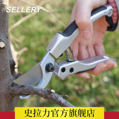 美国史拉力SELLERY园艺修枝剪/花艺/采果剪 台湾原产园林绿化剪刀