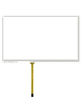 7寸TFT显示屏800480插接50pin接口24bitRGB群创AT070TN92电阻触摸