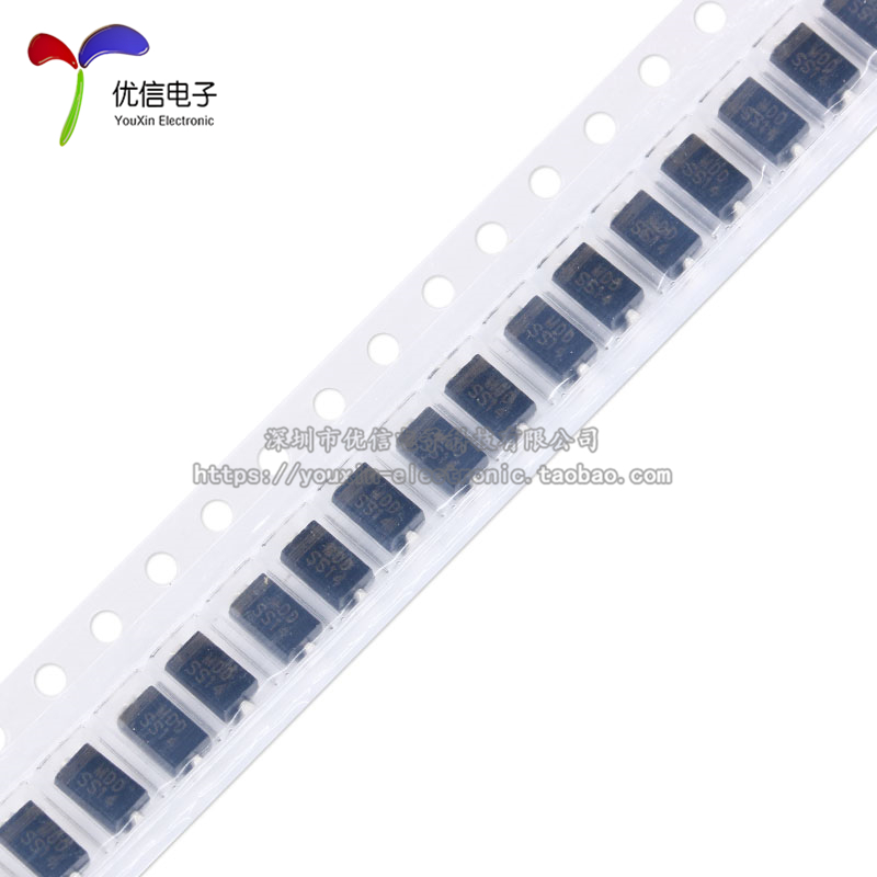 原装MDD SS14 SMA(DO-214AC) 1A/40V 贴片肖特基二极管(10只)