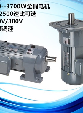 380V东力卧式立式电机100W200W400W750W1500W减速电机刹车马达TLM