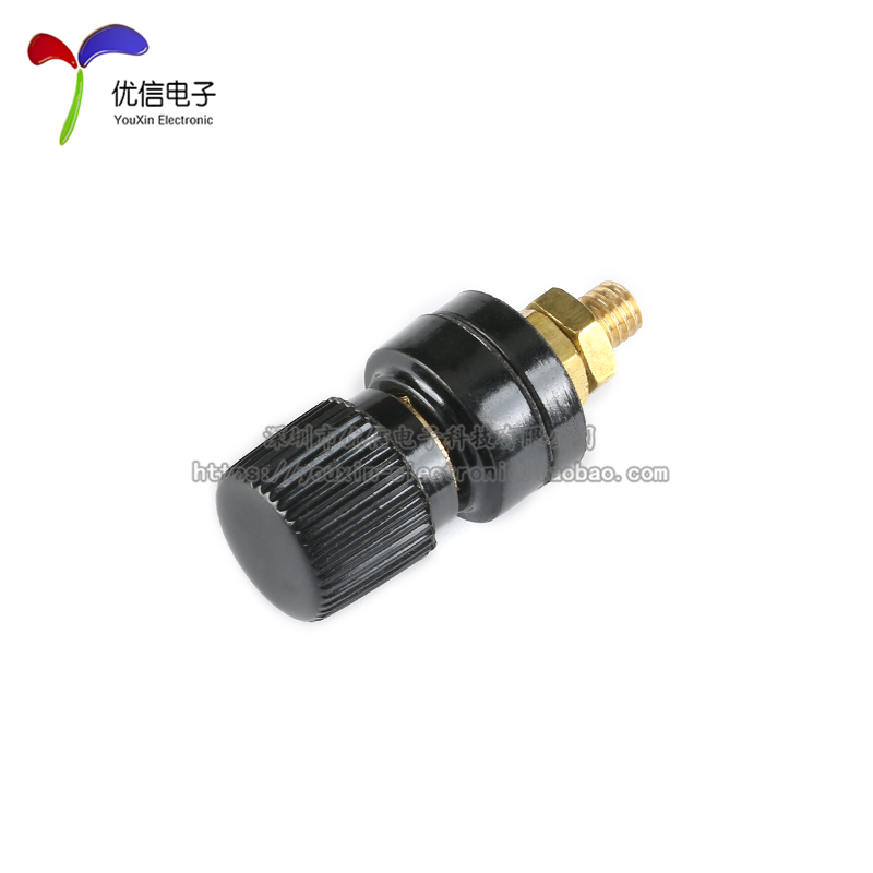 333/M6/555/M8纯铜/铜芯镀镍接线柱 汽油发电机电源端子 红/黑