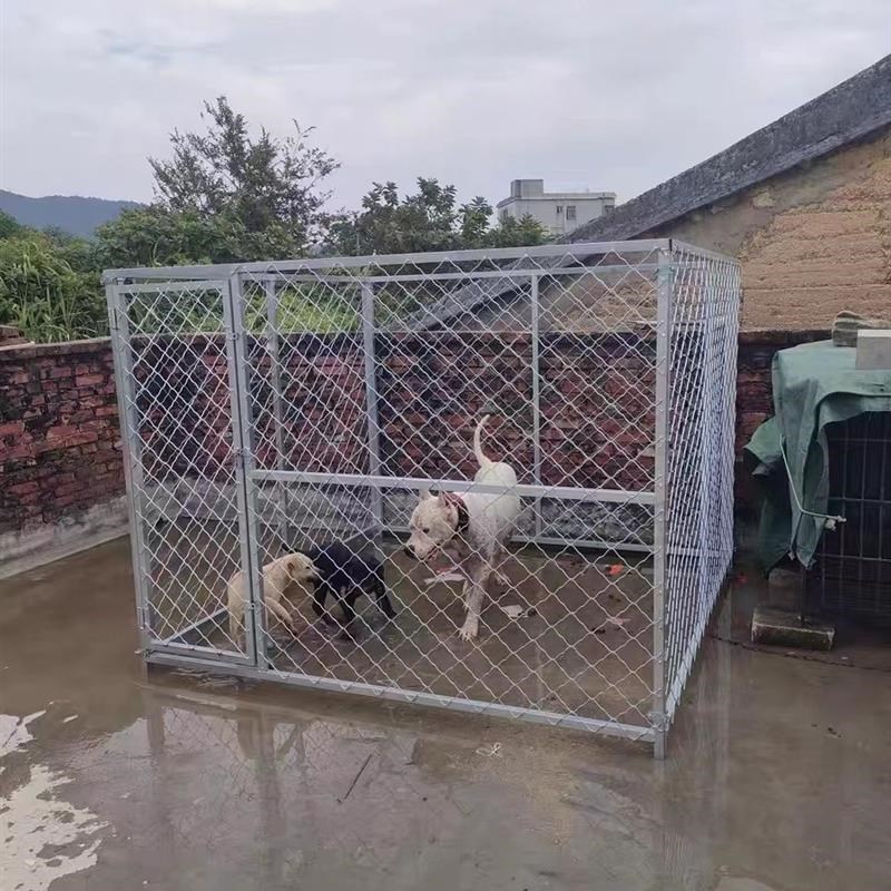 大型犬拉布拉多边牧笼围栏跑笼不锈钢钢丝网鸡鸭兔大空间养殖狗笼