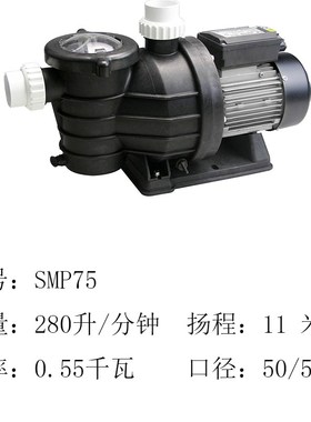 SMP120海水塑料自吸泵管道广东凌霄电动抽水泵循环工程加压耐腐蚀
