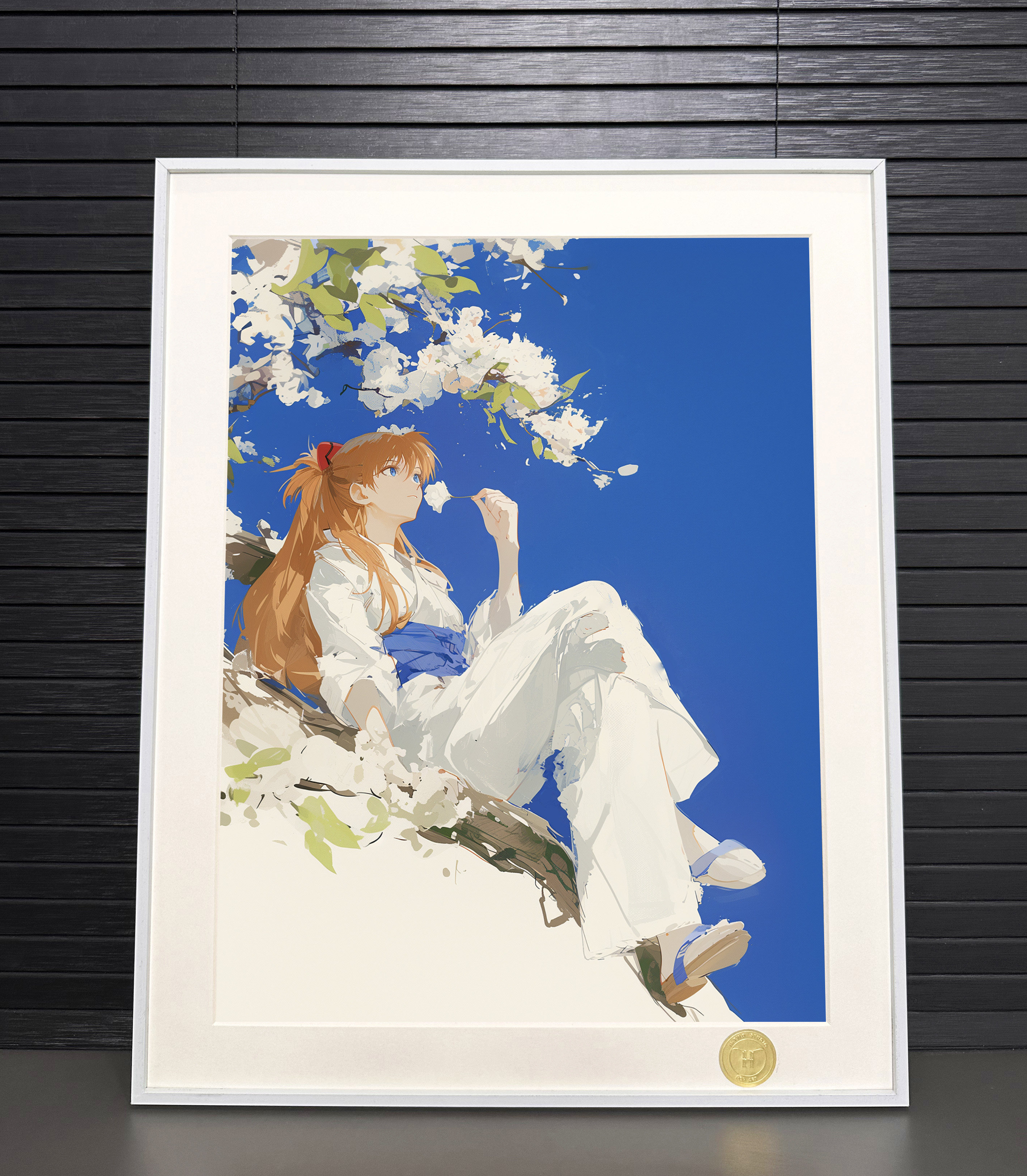 《梨花明日香》新世纪明日香战士EVA初号机绫波丽动漫装饰画