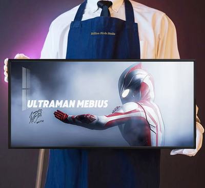 ultraman昭和奥特曼赛文泰罗雷欧艾斯杰克人间体签名鼠标垫装饰画