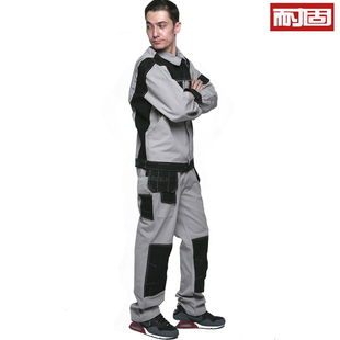 纯棉工作服男套装汽修防油耐磨焊工防烫机修车间劳保服工作服定制