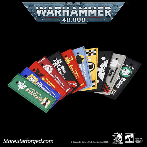 星辰铸造战团魔术贴战锤40K周边