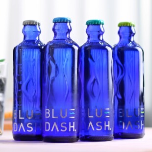 Bluedash布鲁大师气泡酒小蓝瓶利口酒香鸡尾酒槟果酒 假一赔十