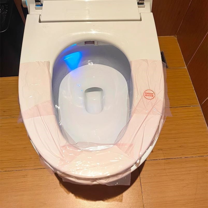 全覆盖隔脏马桶垫旅游酒店专用隔膜马桶罩便携粘贴坐便垫一次性膜