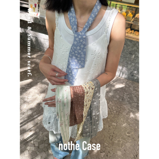 长条装 nothe 时尚 丝巾 饰头巾发带 Case「风眠漱夏」文艺小众薄款