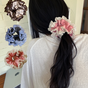 nothe 双层花边气质发饰发绳 Case「米兰花影」清新文艺大肠发圈