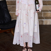 风海岸」印花透气长裙 nothe Case「季 轻薄空气感半身裙