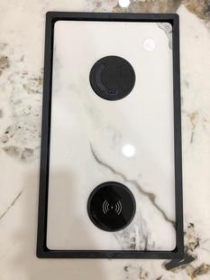 家用茶桌电磁炉茶炉空位内嵌入式3720岩板盖板茶台可定制尺寸规格