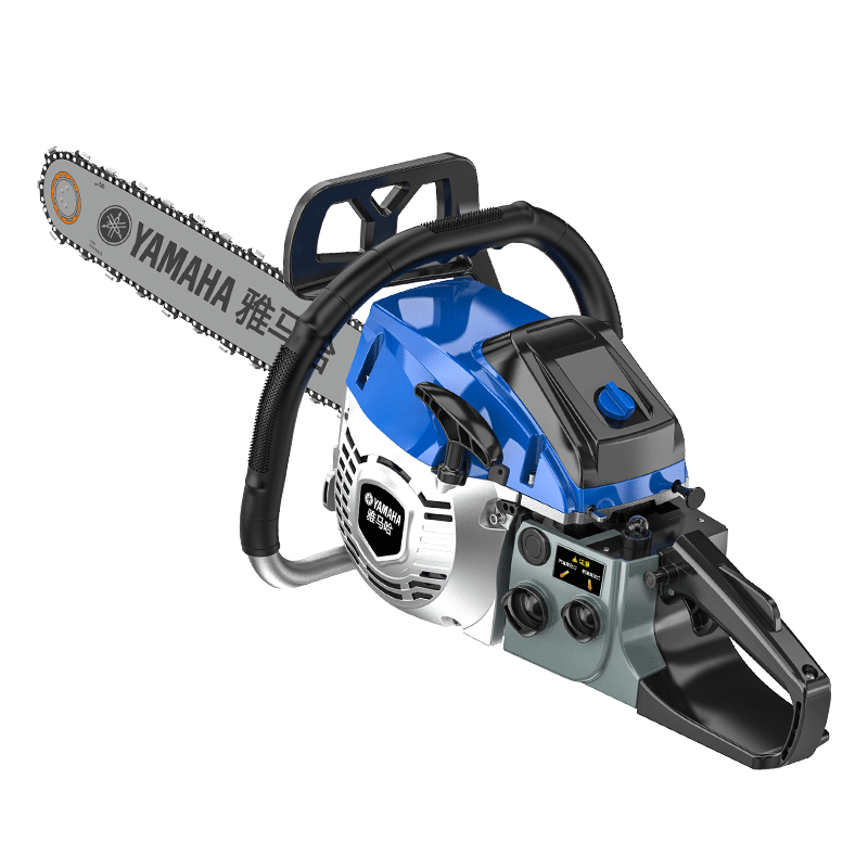 日本雅马哈四冲程汽油锯手持大功率砍树神器电链锯小型家用伐木锯