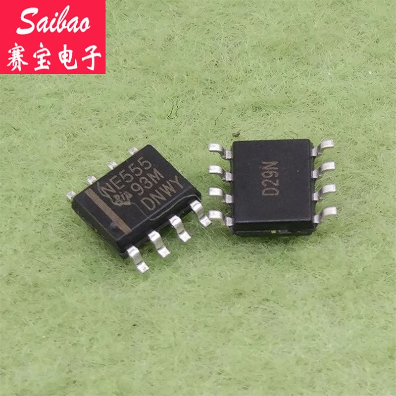 NE555 SOP-8 时间电路芯片 (10只/包) 赛宝