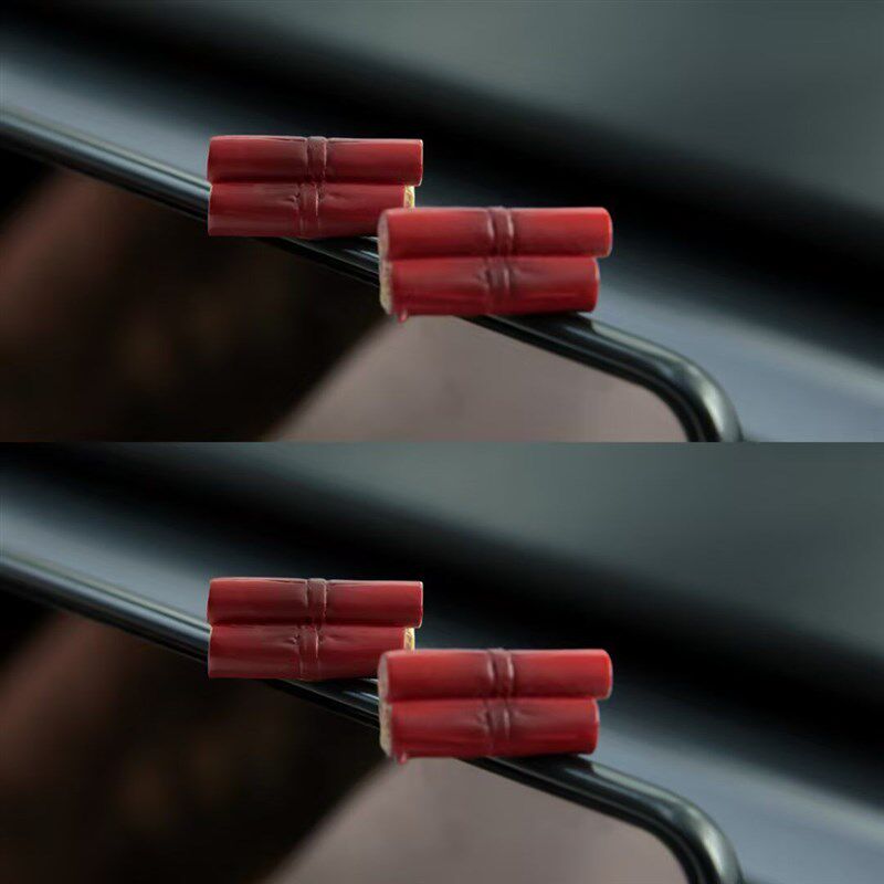 汽车摆件仿真迷你车载小甘蔗可爱新年礼物屏幕显示中控台装饰品