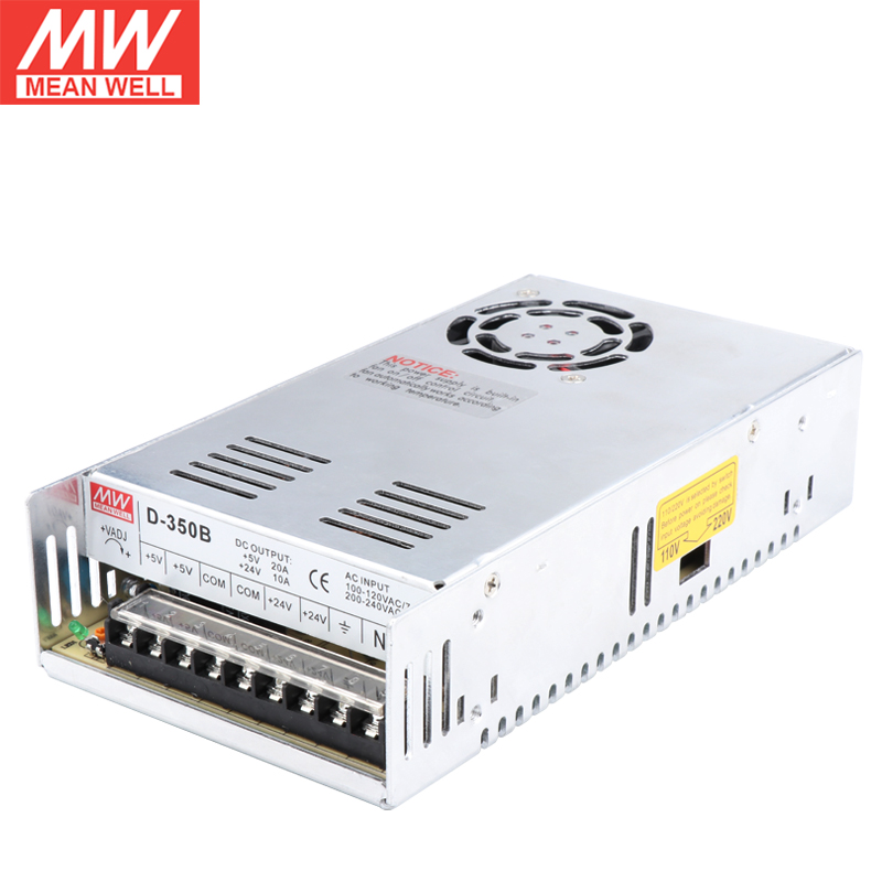 明伟两路开关电源12V10A24V10A5V20A双组电源D-350C D-350AD-350B