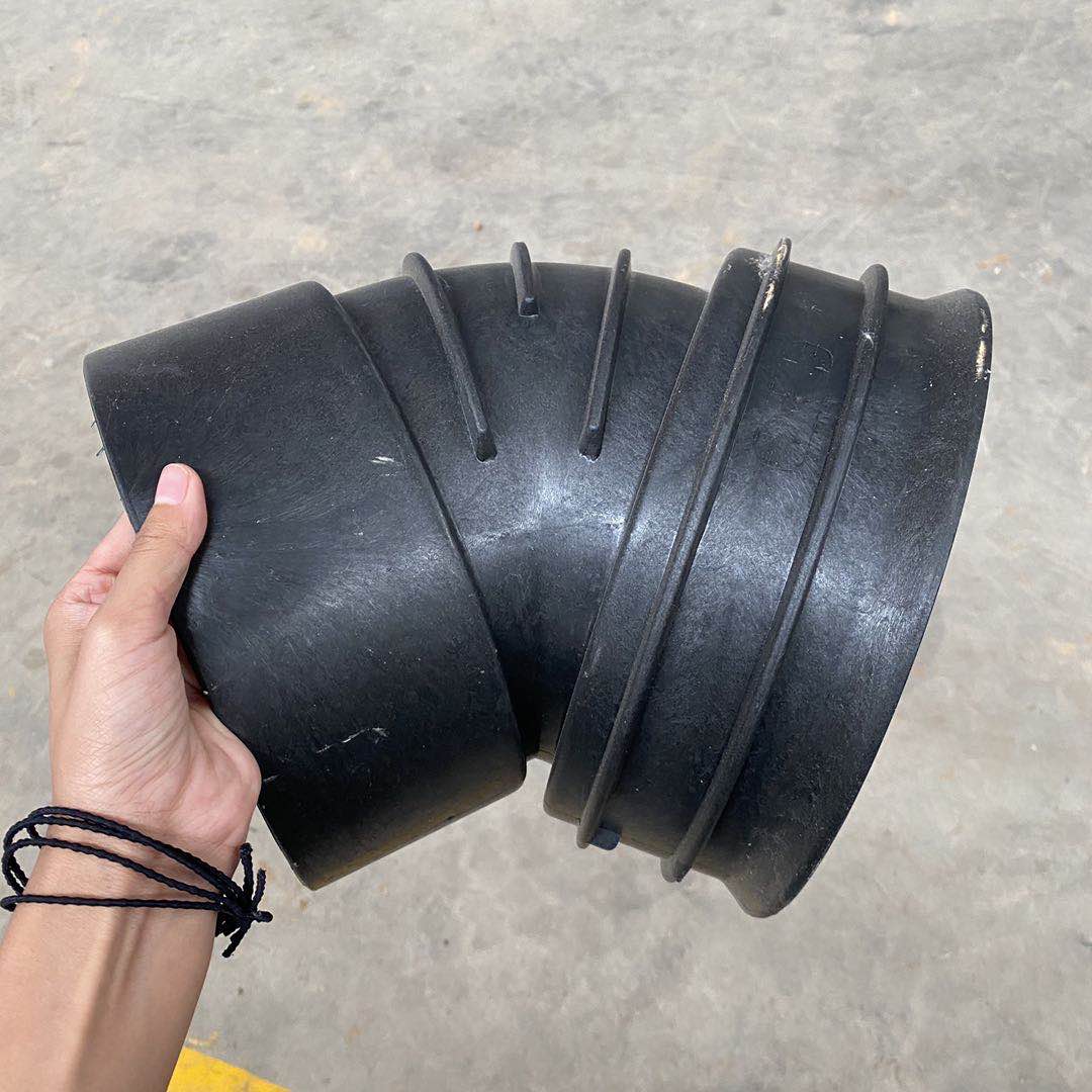 PE90度直通三通45度塑料排水管直接波纹管弯头200300400接头