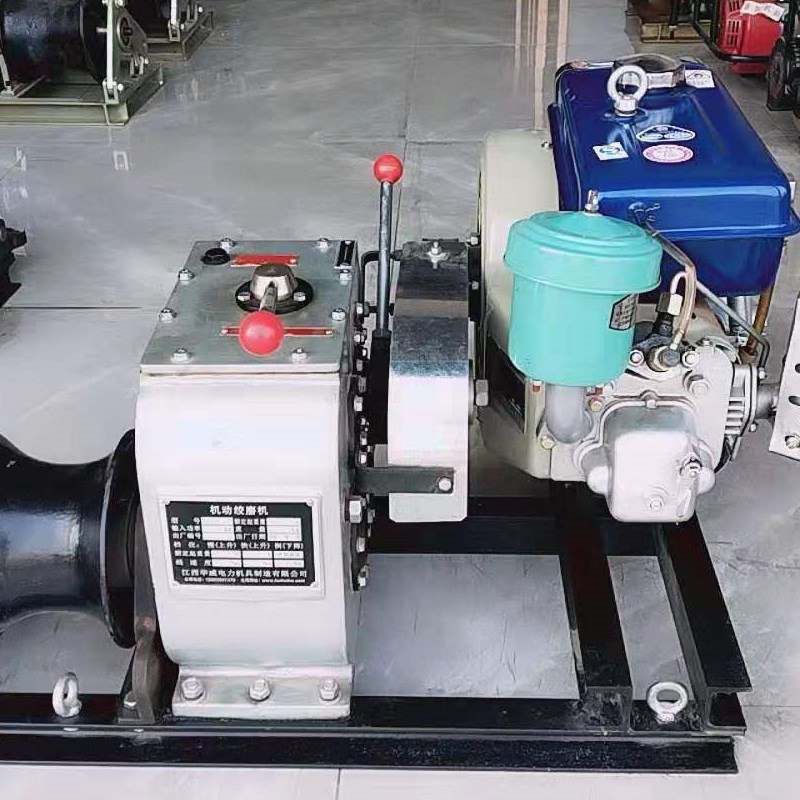 1t 3t 5t 6t 8t柴油汽油快速绞磨机立杆机机动绞磨手扶拖拉机绞磨