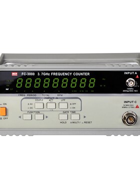 美创仪器FC-3000频率计3.7G8位数显高精度数字频率计灵敏度100mV