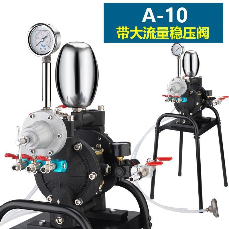 喷漆泵气动隔膜泵隔膜泵气动一体泵小型喷涂机新款一体机真石漆