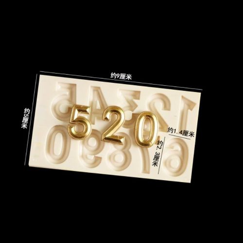 烘焙英文字母数字硅胶模具happy birthday翻糖巧克力装饰