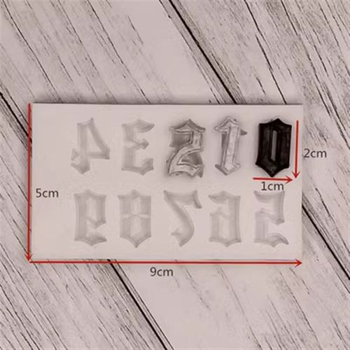 生日快乐翻糖硅胶模具英文字母数字边框巧克力模烘焙蛋糕装饰工具