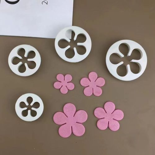 翻糖蛋糕模具印花切模纹路几何图形压模宝宝生日周岁字母数字磨具